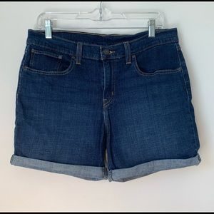 Levi’s Midi Denim Shorts